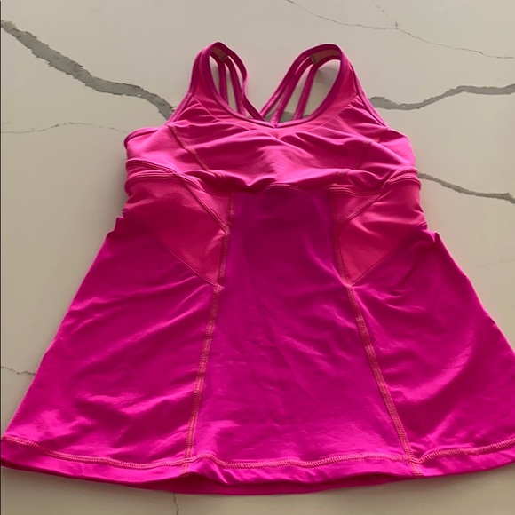 Lululemon tank hot pink size 4 - Picture 1 of 7